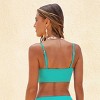 Women's Thin Straps Square Neck Bikini Tops - Cupshe - 3 of 4
