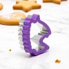 Unique Bargains Biscuit Cutter Large Unicorn-Shaped Sandwich Cutter Hand Wash Stainless Steel Plastic 3.5"x3.9"1.6" 1Pcs - 2 of 4