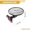 Unique Bargains Universal Car Rear View Mirror 360 Degree Rotation Adjustable Glass Black 1Pc - 4 of 4