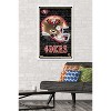 Trends International NFL San Francisco 49ers - Neon Helmet 23 Framed Wall Poster Prints - 2 of 4
