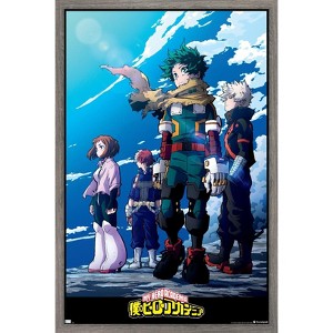 Trends International My Hero Academia: Season 7 - Group Key Art Framed Wall Poster Prints - 1 of 4