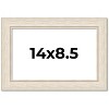 PosterPalooza | Photo Size Weathered White Picture Frame - UV Acrylic, Foam Board Backing, Hanging Hardware - 2 of 4