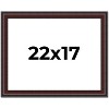 PosterPalooza | Linear Brown Picture Frame - UV Acrylic, Backing Board, Hanging Hardware Included - 2 of 4