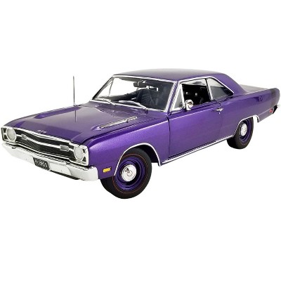1969 Dodge Dart GTS 440 Plum Crazy Metallic with Black Tail Stripe Limited Edition to 642 pieces 1/18 Diecast Model Car by ACME
