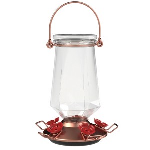Perky-Pet Hummingbird 28 oz Glass/Metal/Plastic Nectar Feeder 5 ports (Case of 2) - 1 of 1