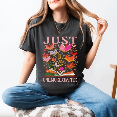 Simply Sage Market Just One More Chapter Books Garment Dyed Tee