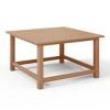 WestinTrends Malibu Low Outdoor HDPE Square Patio Coffee Table - 4 of 4