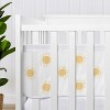 Sweet Jojo Designs + BreathableBaby Boy, Girl, Unisex/Gender Neutral Breathable Mesh Crib Liner Pad Boho Sun Orange and White - 4 of 4