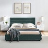 TIRAMISUBEST Queen Size Velvet Platform Bed, Upholstered Storage Bed Frame with 4 Pull-Out Metal Drawers - 4 of 4
