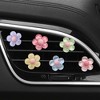 Anna-Kaci 6-Piece Colorful Bubble Flower Car Air Vent Clip Set with Glossy Finish - Multicolor - 2 of 4