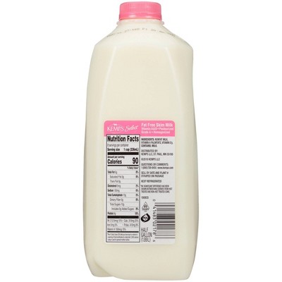 Kemps Skim Milk - 0.5gal