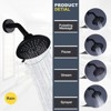 WOWOW Single-Handle 5-Spray Shower Faucet 1.8 GPM with Low Lead in Matte Black - 4 of 4
