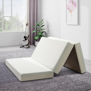 Dyonery 8" 3-in-1 Folding Memory Foam Mattress | Dual-Support Foam with Washable Cover for Guest Bed & Murphy Bed - 1 of 4