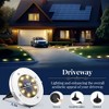 Warm White 8 LED Solar Outdoor Waterproof In-Ground Path Lights for Pathway, Yard, Lawn, Patio and Walkway - 4 of 4