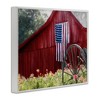 Stupell Industries Red Barn with American Flag, 14" x 11" - 3 of 4