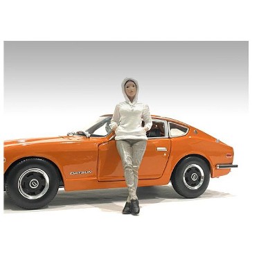 Hand-Painted Resin Car Meet Figurine for 1/24 Scale Models