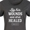 Women's - Instant Message - By His Wounds Isaiah Graphic T-shirt Dress - 2 of 4