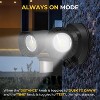 R.W.FLAME LED Flood Motion Sensor Outdoor Lights, 24W 1800LM 5000K IP54 Waterproof, 5 Lighting Modes, 4 Lighting Durations, 3 Detection Distances - 3 of 4