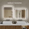 JUJABU Bathroom Vanity Mirror with 3 Light Colors, Anti-Fog, Shatterproof, Waterproof - 4 of 4