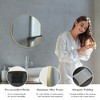 gold Round Wall Mirror, Bathroom Mirrors for Over Sink, Circle Mirror for Bathroom, Entryway, Bedroom, Vanity (20 Inch) - 3 of 4