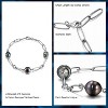 Genuine Tahitian Pearl Bracelet, 3pcs 9-10mm Ocean Baroque Pearls with Adjustable Extender, Luxury Gift for Women - 2 of 4