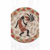 Earth Rugs Southwestern Kokopelli Coaster – Rustic Tribal Style 5"x5" Table Protector - 3 of 3