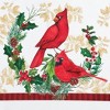 Collections Etc Printed Holiday Cardinal Kitchen Towels - Set of 2 - 3 of 3