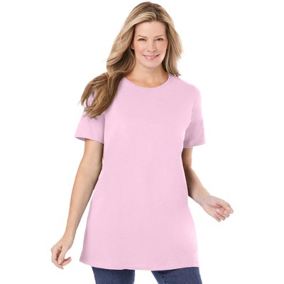 Woman Within Plus Size Perfect Crewneck Tunic