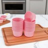 Unique Bargains Curled Rim Disposable Baking Cups Greaseproof Paper 2.56" x 1.57" 50Pcs - 2 of 4