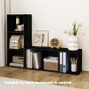 HOMLUX 3 Cube Decorative Bookshelf Open Bookcase Toy Storage Organizer Horizontal Vertical - 4 of 4