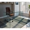 HomeRoots 43" Clear Glass Computer Desk - 2 of 4