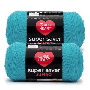 Red Heart Super Saver Yarn 12 Pack-Turqua - 1 of 3