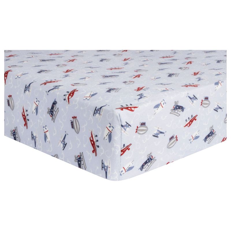 Trend Lab Flannel Fitted Crib Sheet, 3 of 7