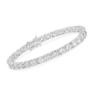 Ross-Simons 15.00 ct. t.w. CZ Tennis Bracelet in Sterling Silver - 1 of 4