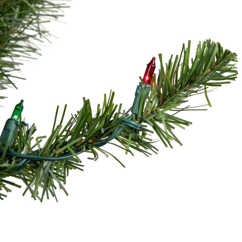 Northlight 1.5 FT Pre-Lit Medium Canadian Pine Artificial Christmas Tree - Multicolor Lights, 3 of 8