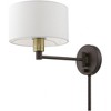Livex Lighting 1 - Light Wall Light in  Bronze/Antique Brass - 2 of 4