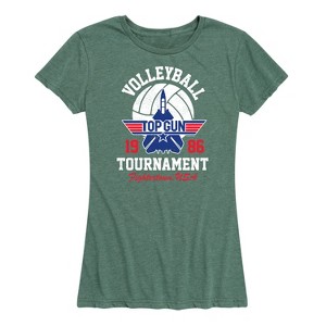 Women's - Top Gun - Volleyball Tournament Short Sleeve Graphic T-Shirt - 1 of 4