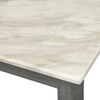 Welland Dining Table Gray - Lifestorey: Mid-Century Modern, Faux Marble Top, Seats 6 - 3 of 4