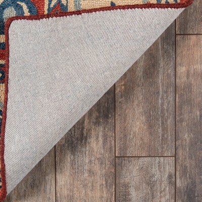 Handmade Red Wool and Synthetic Tufted 2' x 3' Rug