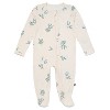 Modern Moments™ by Gerber Baby Neutral 2-Pack Sleep 'N Play With Mittens, Light Beige Olives - 3 of 4