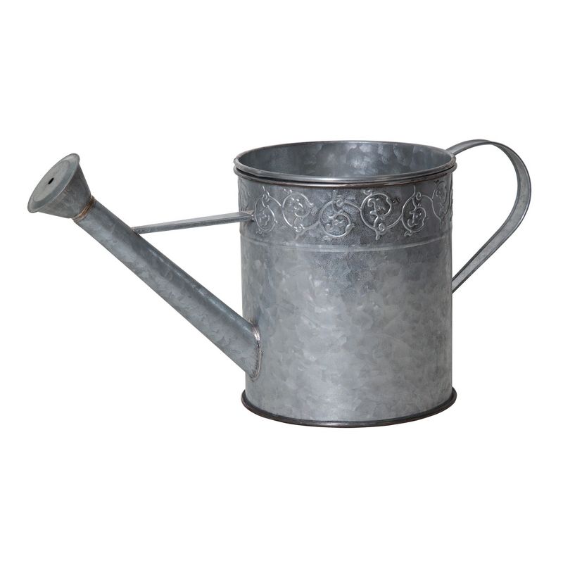 pond boss Watering Can Spitter & Planter, Silver, 1 of 4
