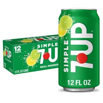Simple 7UP Lemon Lime Soda - 12pk/12 fl oz Cans