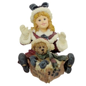 Boyds Bears 3.25 In Kimberly With Klaus Special Delivery Christmas Dollstone Figurines - 1 of 3