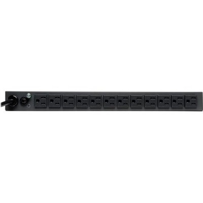 Tripp Lite PDU Metered 120V 15A 5-15R 13 Outlet 5-15P Horizontal 1URM 6ft Cord - NEMA 5-15P - 13 x NEMA 5-15R