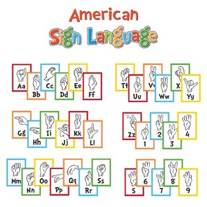 Eureka® Dr. Seuss™ Sign Language Alphabet Mini Bulletin Board Set - 1 of 1