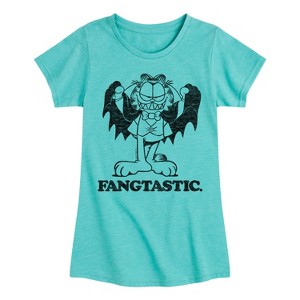 Girls' - Garfield - Fangtastic Fitted Short Sleeve Graphic T-Shirt - 1 of 4