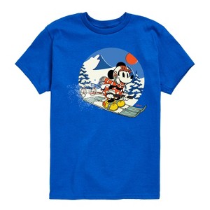 Boys' - Disney - Minnie Ski Short Sleeve Graphic T-Shirt - 1 of 4