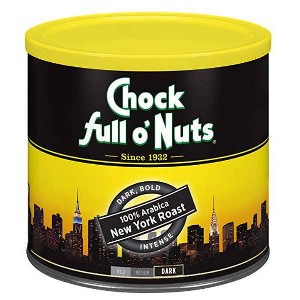 Chock Full o'Nuts New York 100% Arabica Dark Roast Can - 23oz - 1 of 1