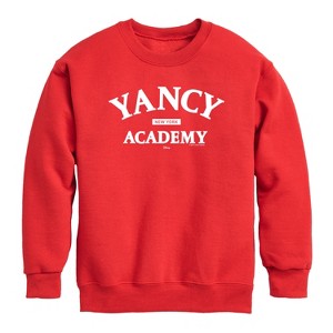 Boys' - Disney - Yancy Academy Graphic Long Sleeve Fleece Sweatshirt - 1 of 4