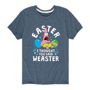 Boys' - SpongeBob Squarepants - Easter Weaster Short Sleeve Graphic T-Shirt - 1 of 4